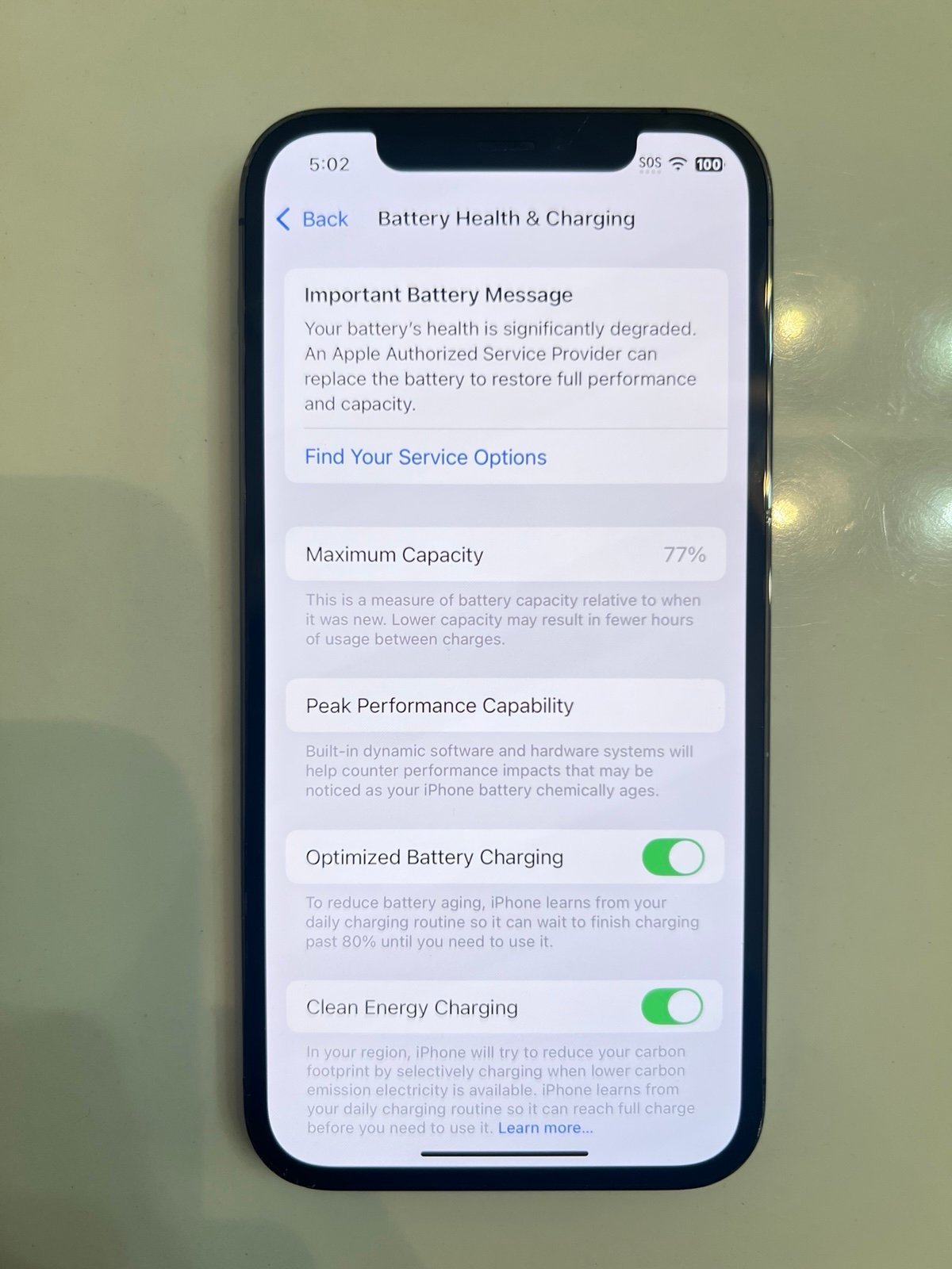 Apple iPhone 12 Pro 256 GB in Graphite for Unlocked 9L56