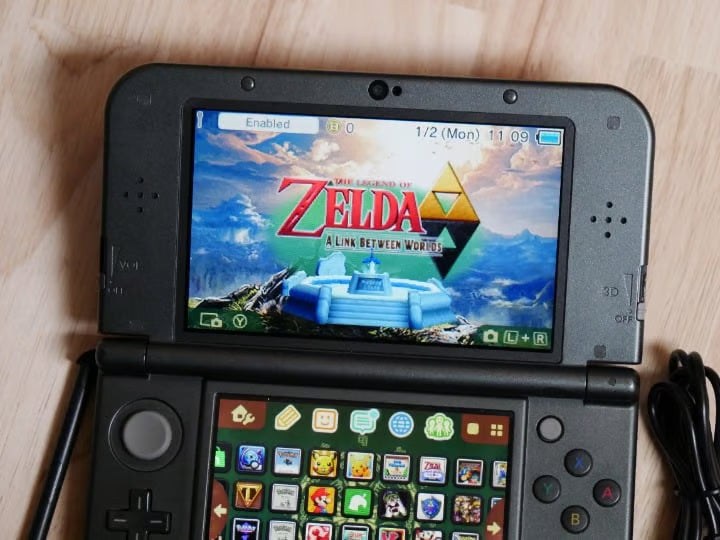 Dual IPS New Nintendo 3DS XL The Legend of Zelda: Majora's Mask W/ 32GB & Games