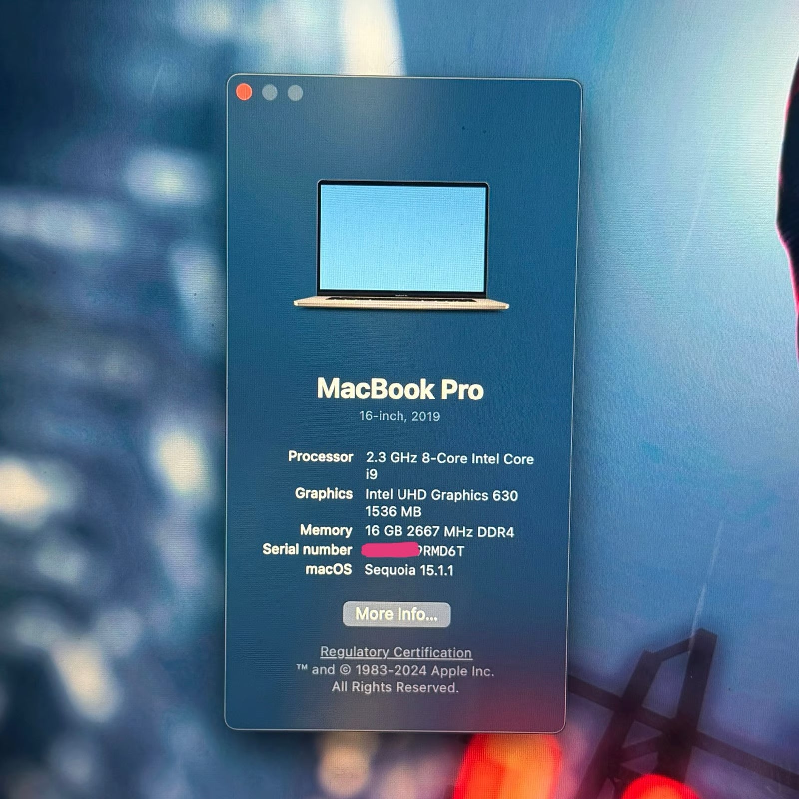 Apple MacBook Pro 16鈥?2019 Touch-bar 1tb 16gb Ram 7W73