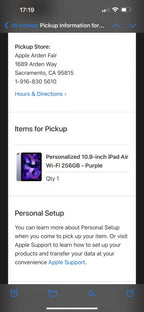 Apple iPad Air 5th Generation 256 GB and Apple Pencil 1K21