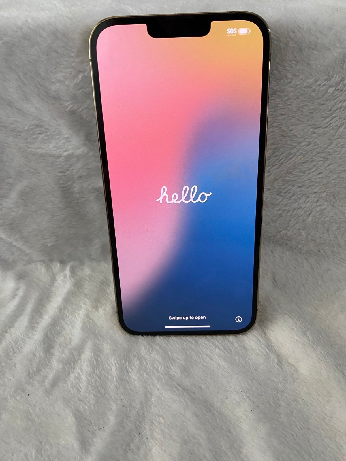 Apple iPhone 13 Pro Max 256GB Factory Reset - Very Good - Gold Color Free Ship 5P99