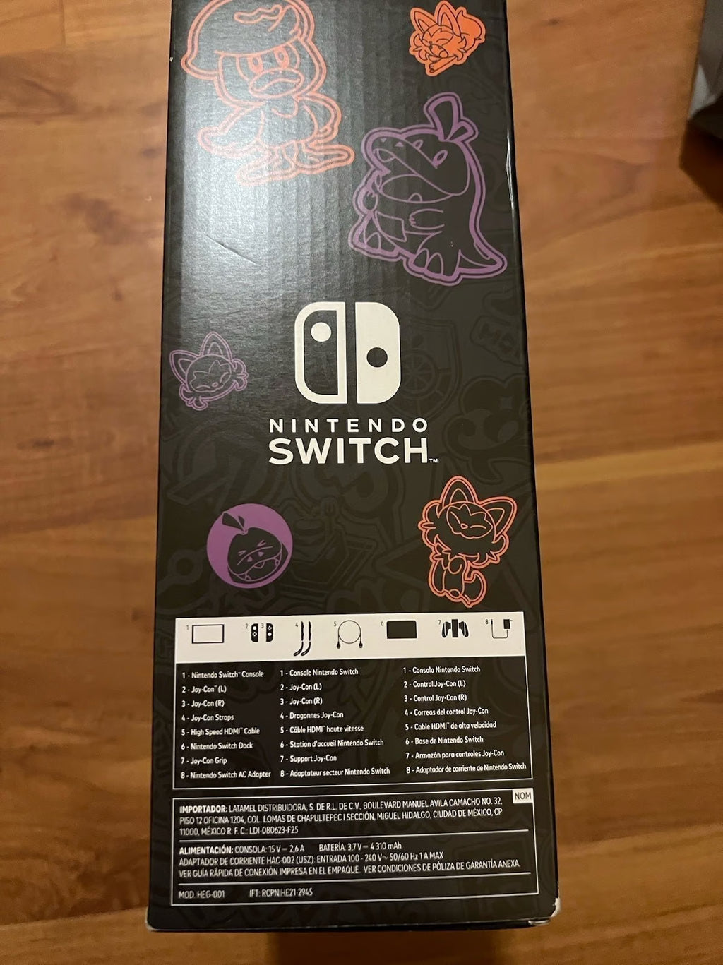 Nintendo Switch OLED Pokemon Scarlet & Violet Edition Brand New USA Edition 8D28