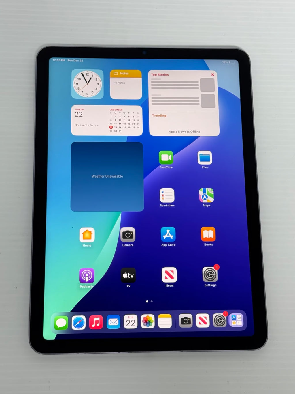 iPad Air 5th GENERATION 256GB CELLULAR 5Y95