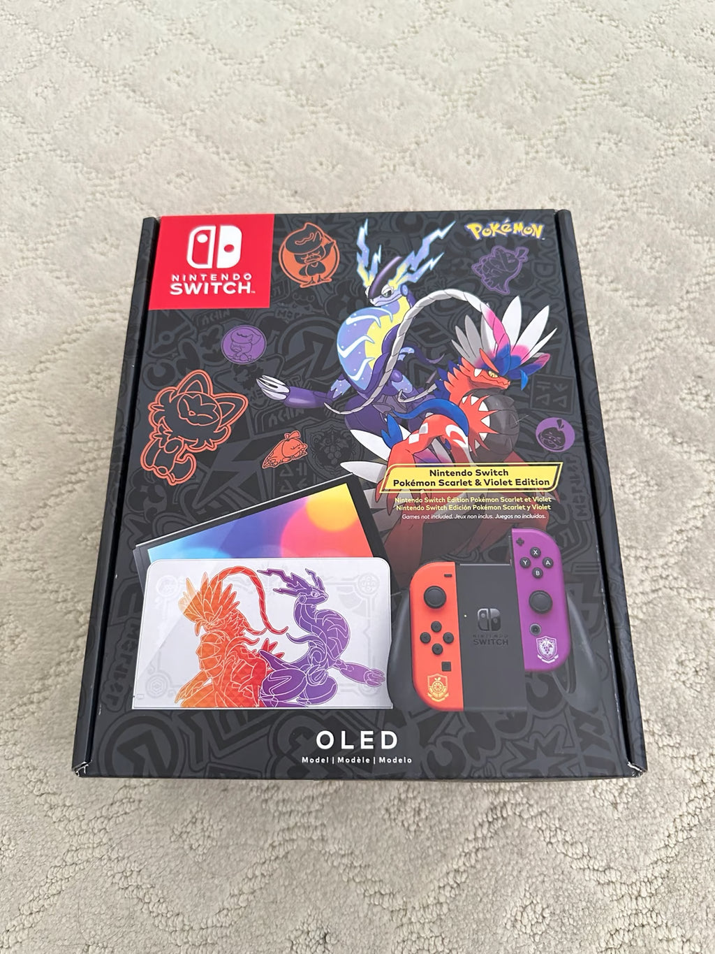 Nintendo Switch OLED Pok茅mon Scarlet & Violet 1J17