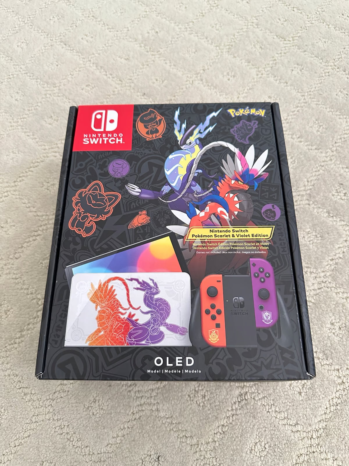 Nintendo Switch OLED Pok茅mon Scarlet & Violet 1J17