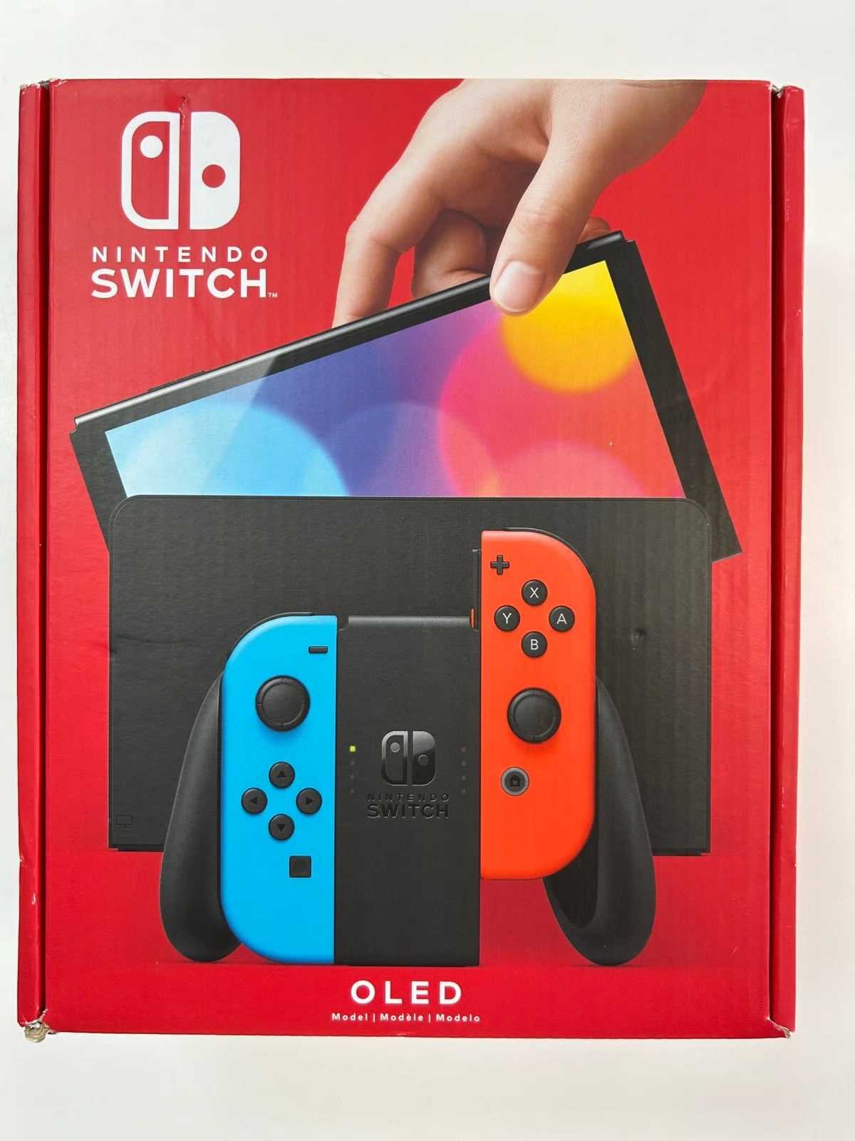 Nintendo Switch OLED 64GB Neon Red Blue Joy Brand New 9P88