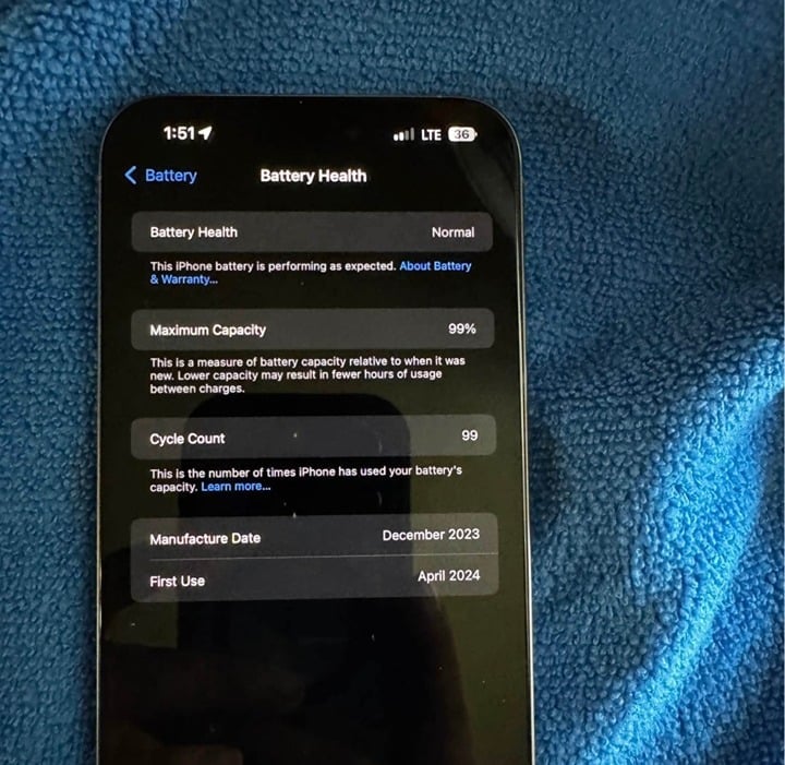 Apple iPhone 15 Pro Max - 256gb - Spectrum Network- Pristine Condition 5D81