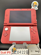 Dual IPS/ New 3DS XL Red w 128GB SD Card/Near Mint/ 4185/ US Seller