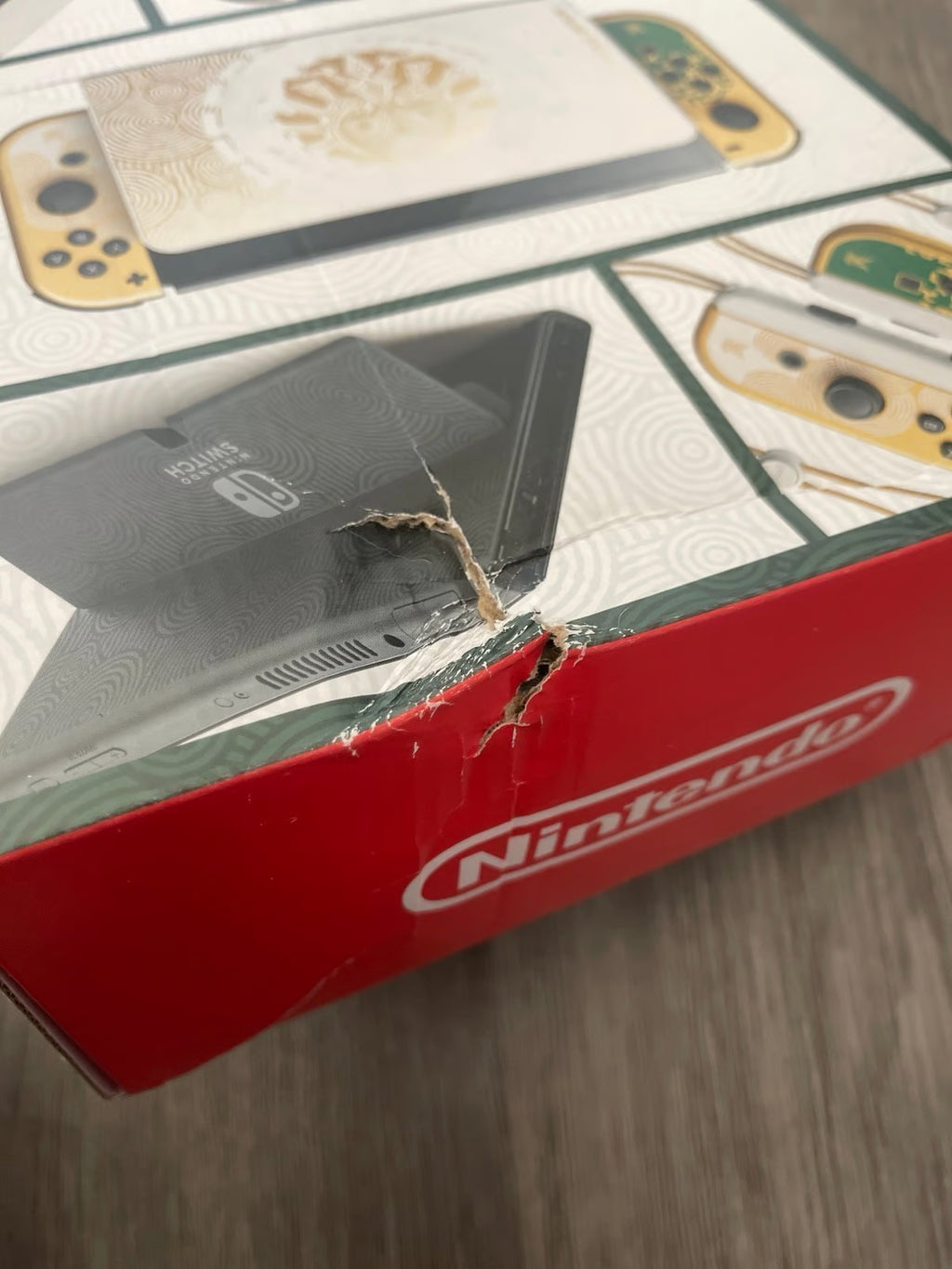 BUNDLE OLED Nintendo Switch: Zelda SE + memory card + screen protector + case 1A55