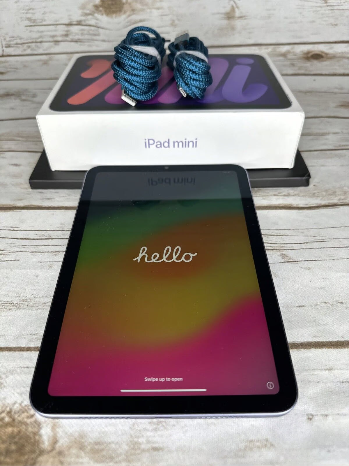 Apple iPad Mini 8.3"" 64GB Purple 6th Gen Wi-Fi Tablet - A2567 9Z38