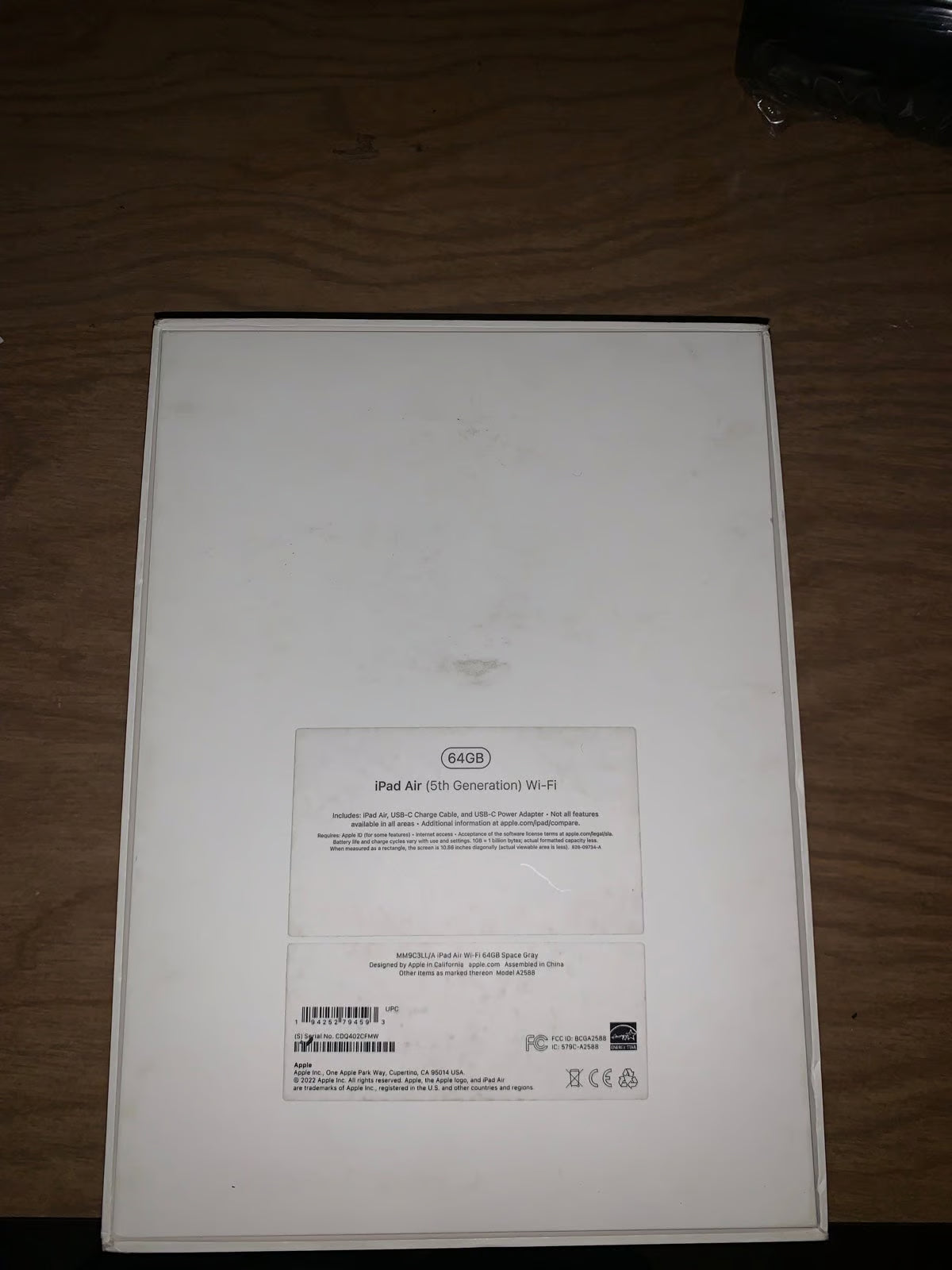 Apple iPad Air 5th Generation 64 GB in Silver 3N62