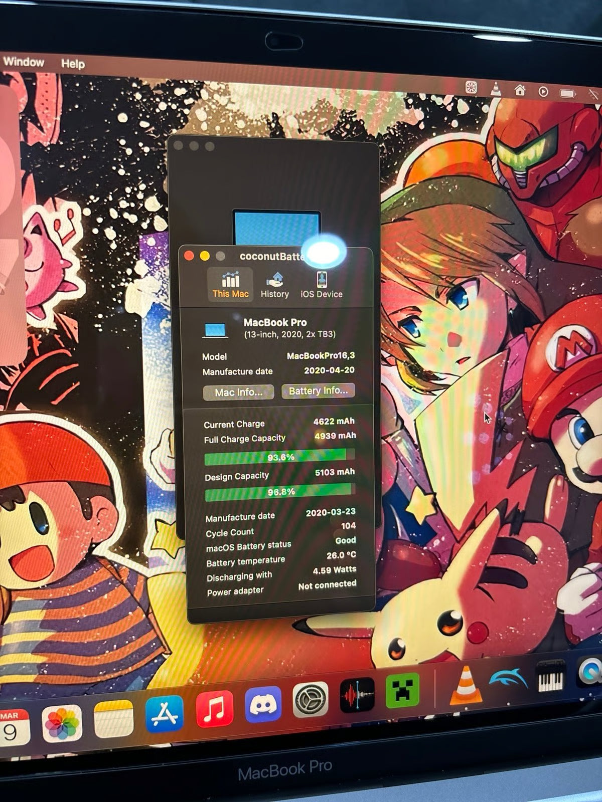 MacBook Pro (Mid 2020) 3M56