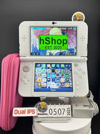 Dual IPS/ New 3DS XL Pink w 128GB SD Card/Near Mint/ 3537/ US Seller