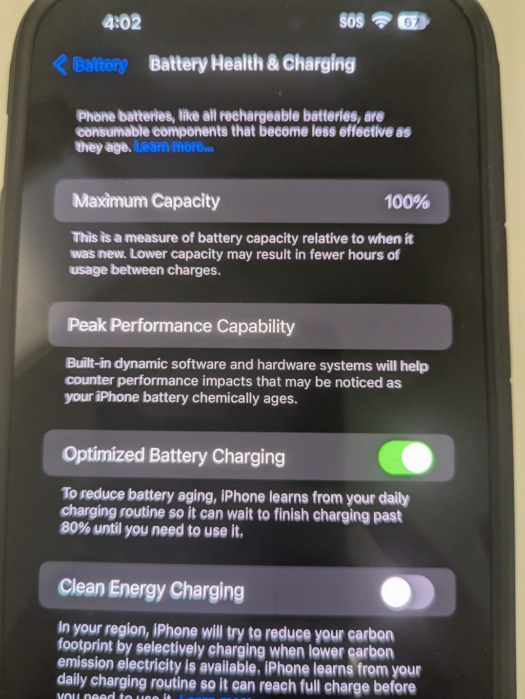 Used iPhone 14 Pro Max purple 256GB 5L93