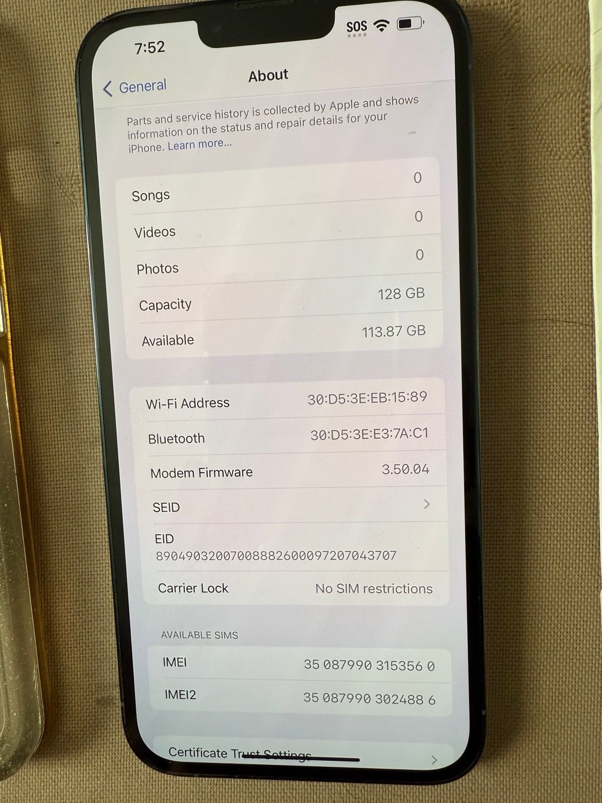 iPhone 13 Pro Max unlocked with cases and accessories 2U63