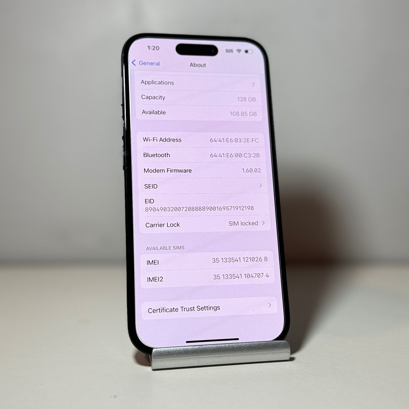 iPhone 15 128GB Verizon 1Y15