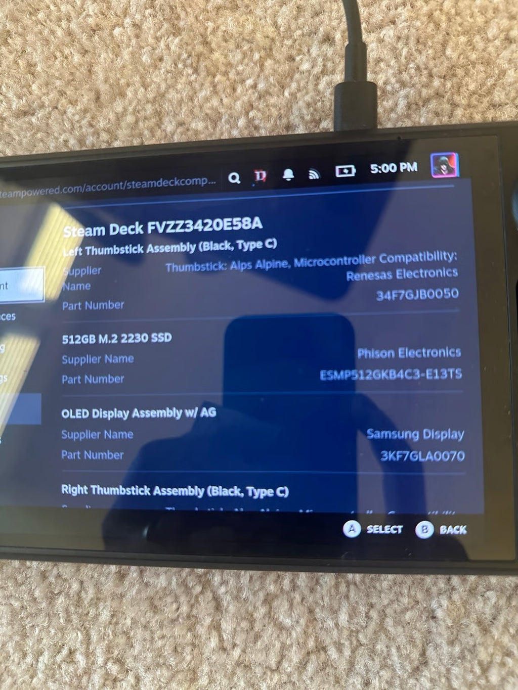 Steam Deck OLED 512gb with extra dock 1F32