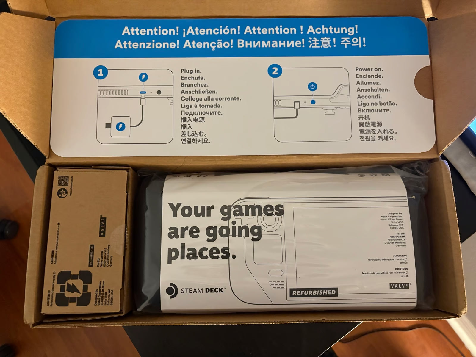 Steam Deck 256GB (Refurbished) *NEVER OPENED/USED* 9C27