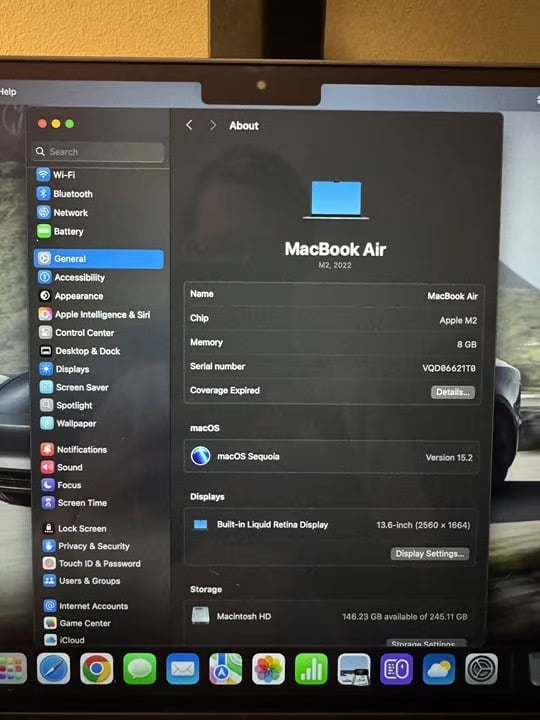 MacBook Air 13.6"" With M2 Chip 5L88
