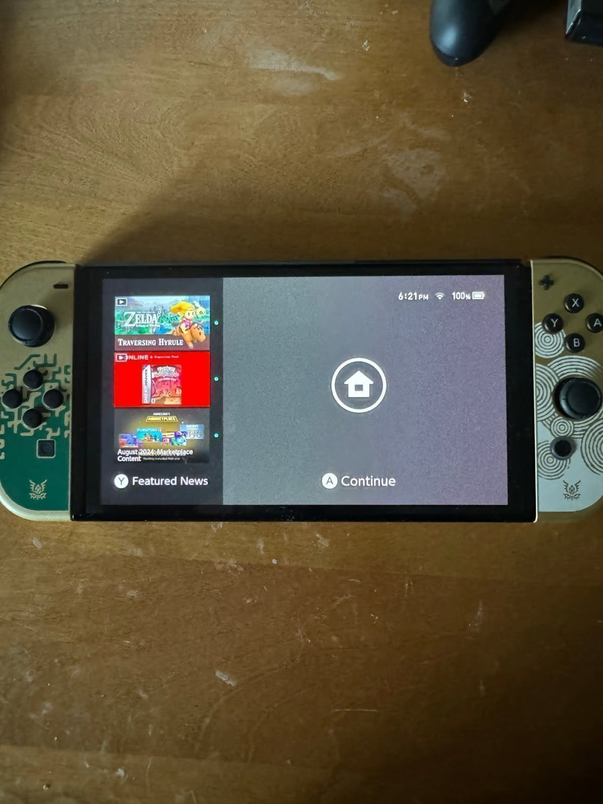 Nintendo Switch Zelda Edition 6V52