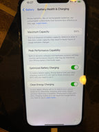 Apple iPhone 12 Pro Max Graphite Unlocked 128gb cracked screen fully functional 1G61