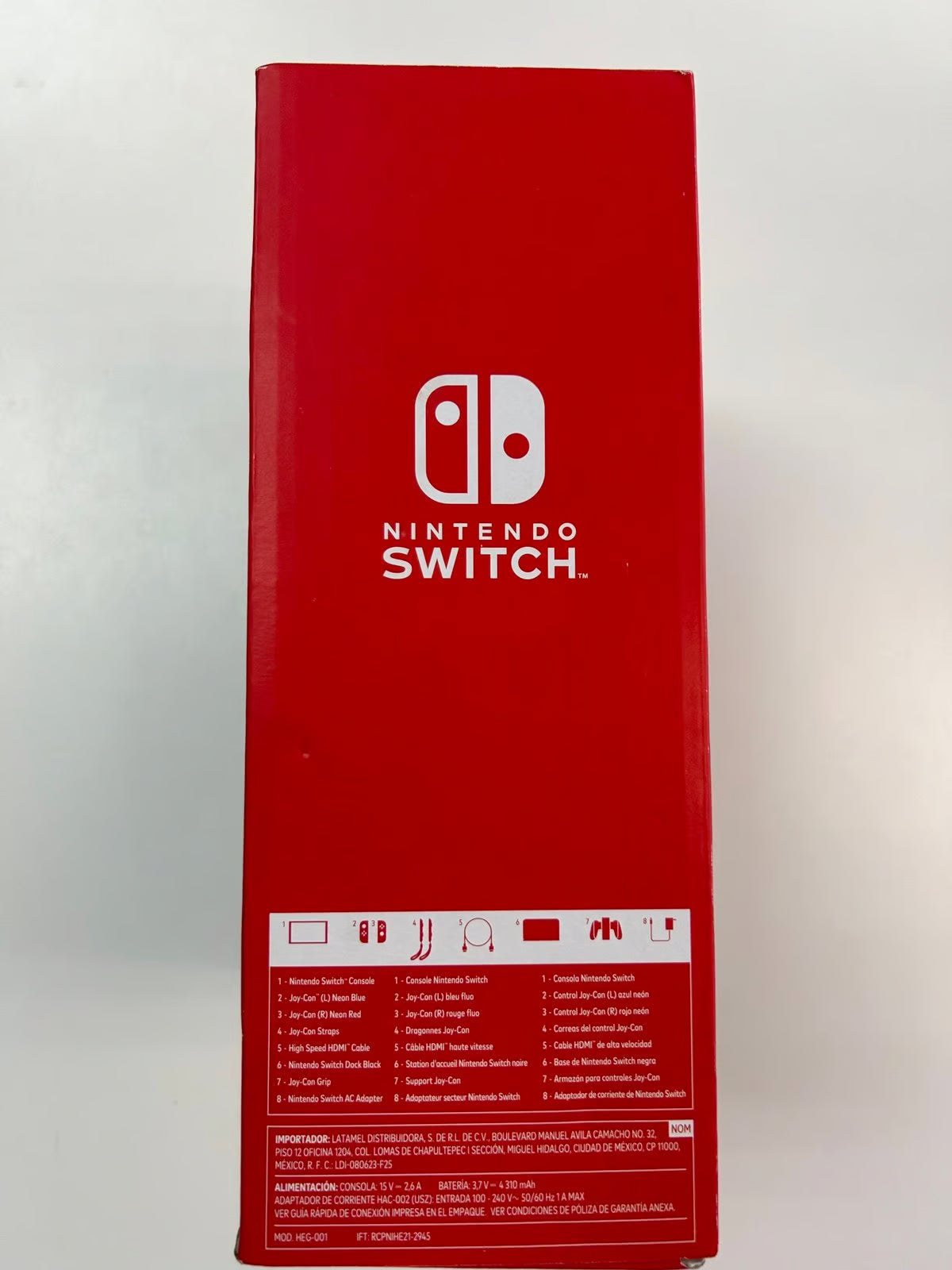 Nintendo Switch OLED 64GB Neon Red Blue Joy Brand New 9P88