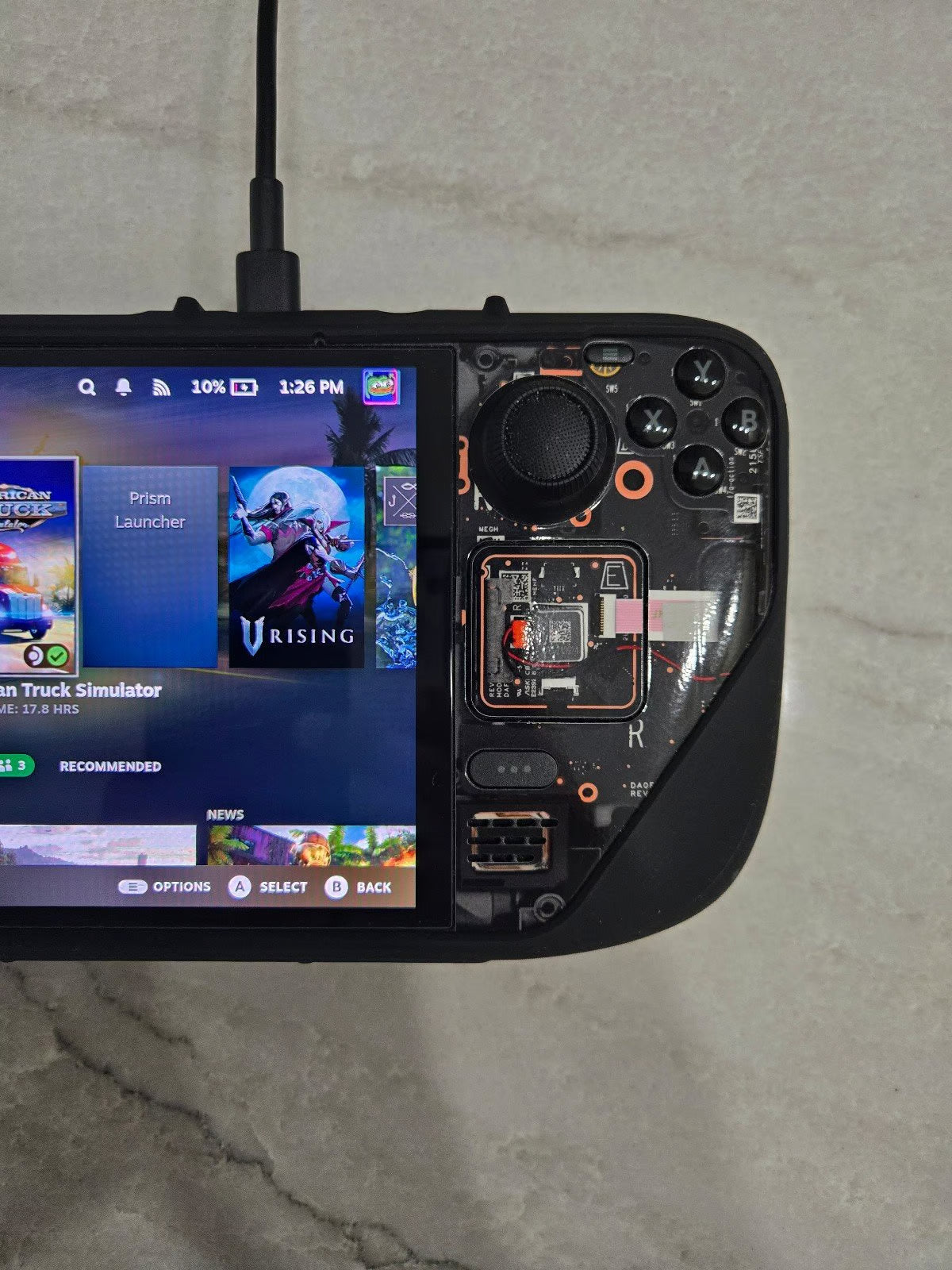 Steam Deck OLED w/Dbrand Grip Case & Screen Protector 512GB 6O27