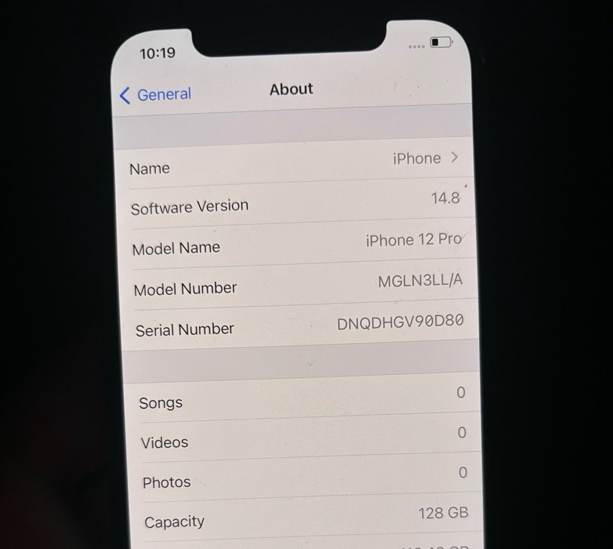 Apple iPhone 12 Pro 128 GB in Graphite UNLOCKED 8T82