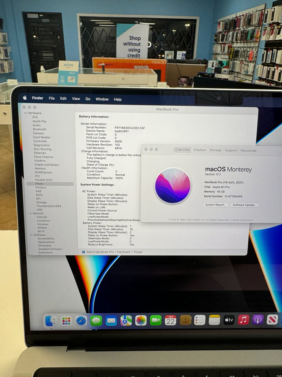 MacBook Pro 14inch M1 Pro Silver New with Final Cut Pro & Logic Pro x 3Z57