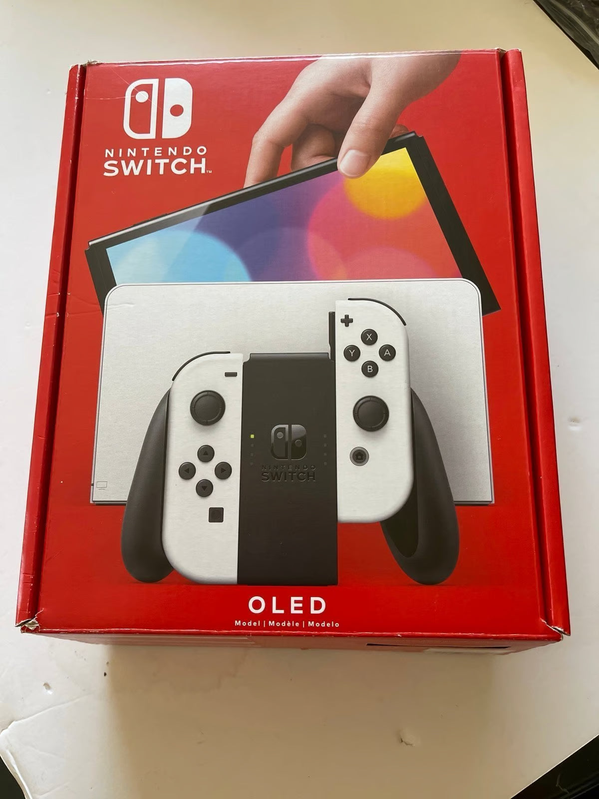 Nintendo Switch OLED white cib 1W68