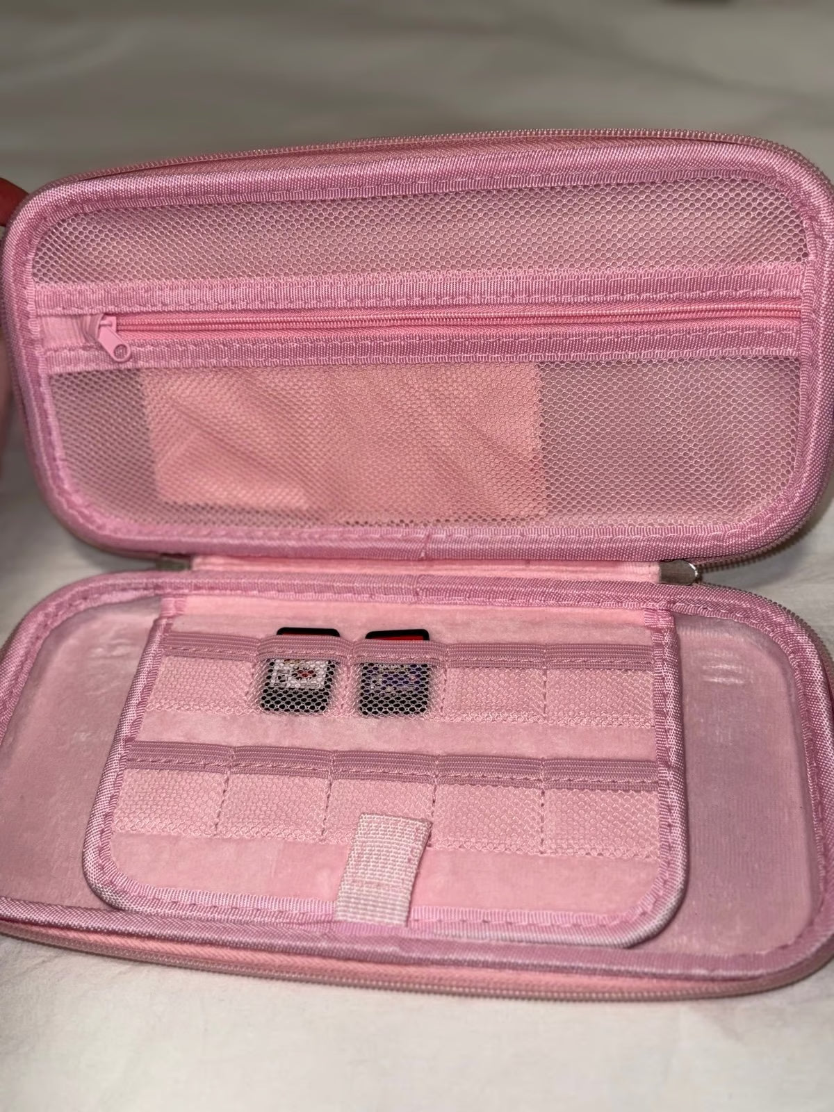 Nintendo Switch OLED custom pink white 7M13