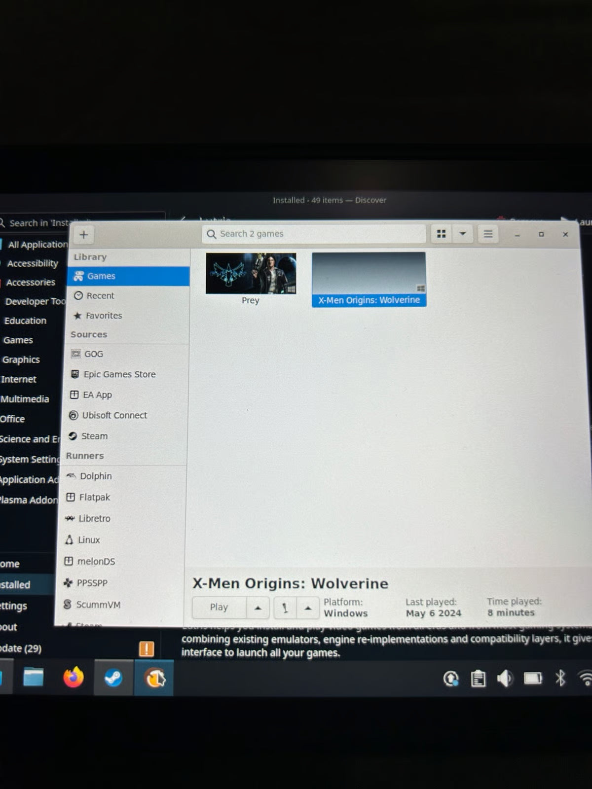 Steam Deck 512gb LCD Dual Boot SteamOS & Windows 1F17