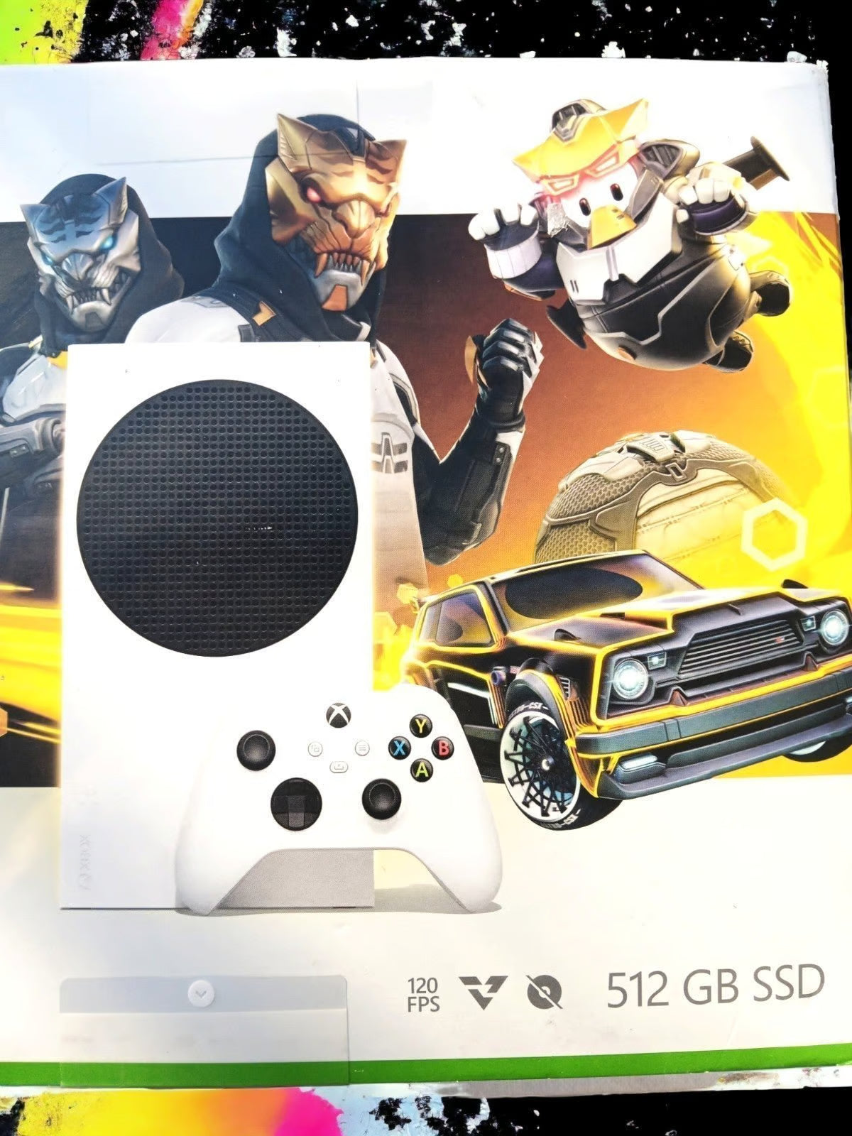 Microsoft Xbox Series S Gilded Hunter Bundle 512GB Video Game Console White Seal 9T36