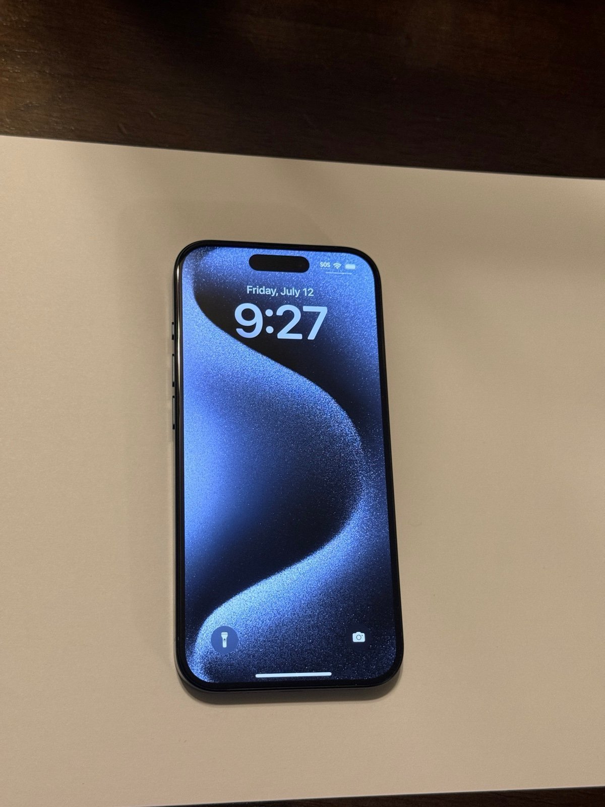 Apple iPhone 15 Pro (Unlocked) Blue Titanium / 256GB / like new 1U73