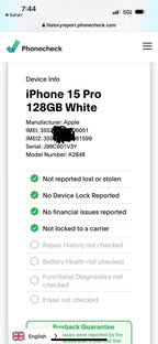 iPhone 15 pro VERIZON 6J13