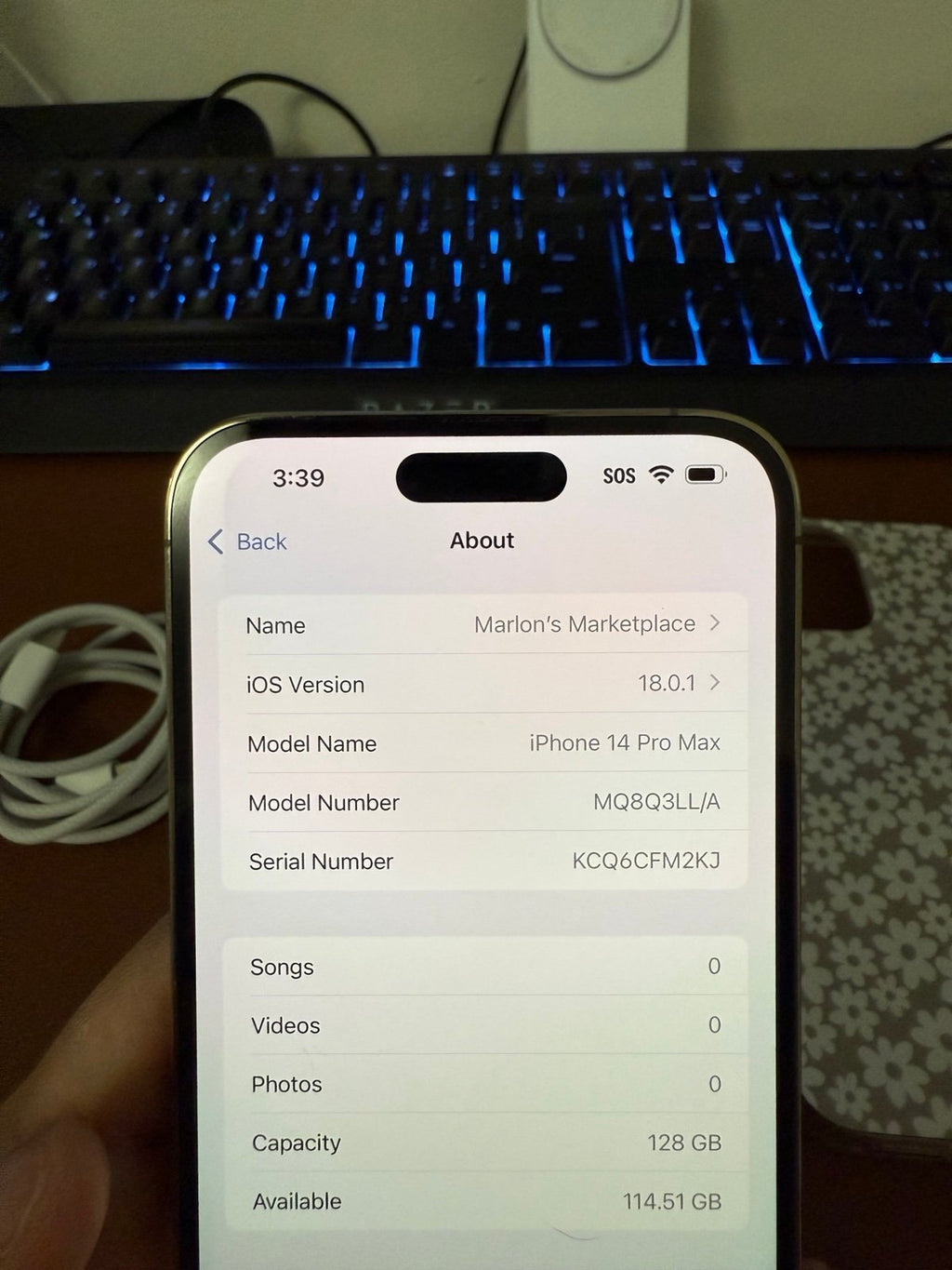 Apple iPhone 14 Pro Max UNLOCKED 8J51