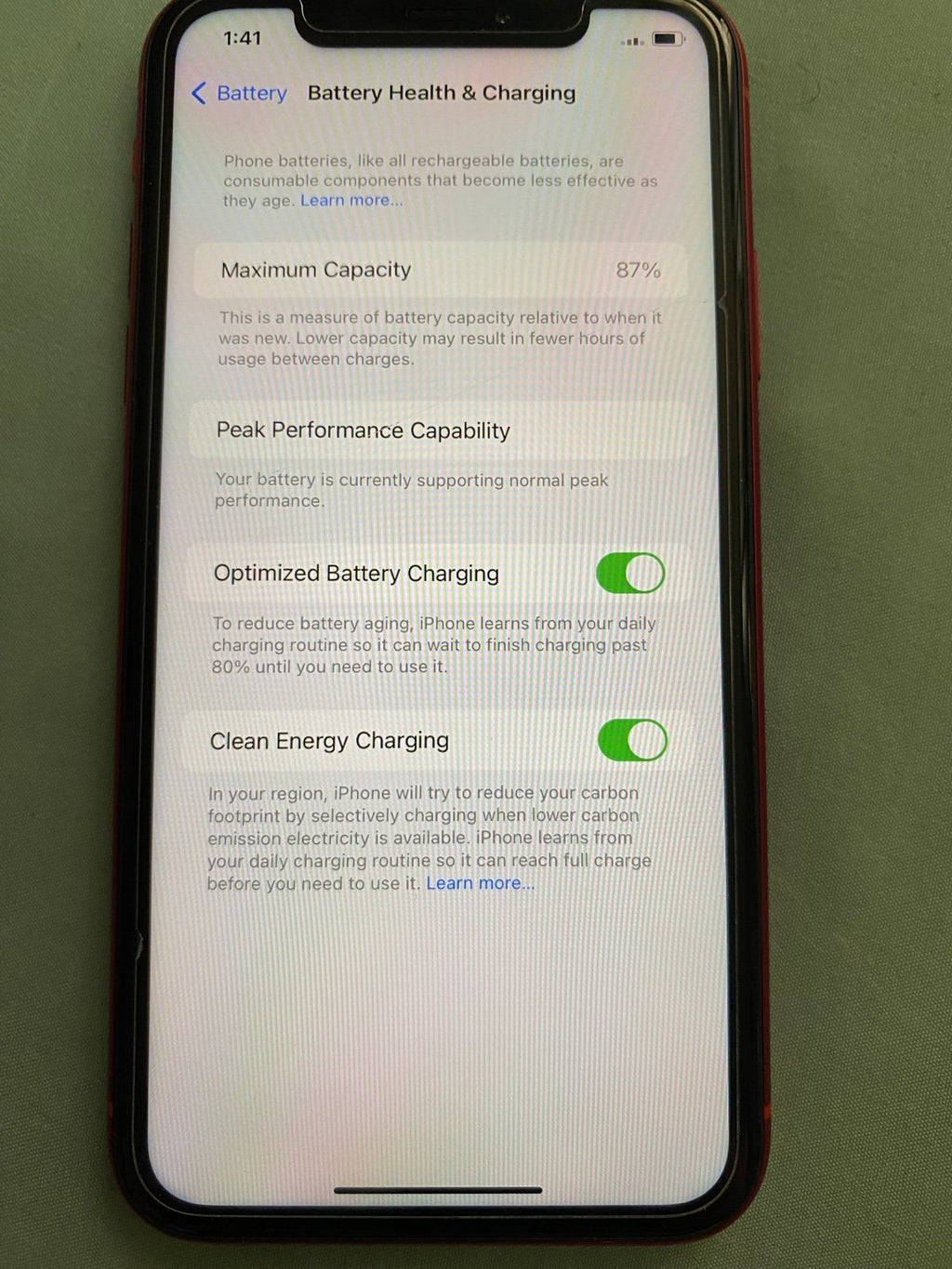 Apple iPhone 13 Pro Max 256 GB Unlocked and iPhone XR Red 64 Unlocked 5X85