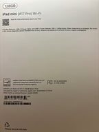 [BRAND NEW] iPad Mini (A17 Pro) 128GB Wi-Fi Space Gray 3R81
