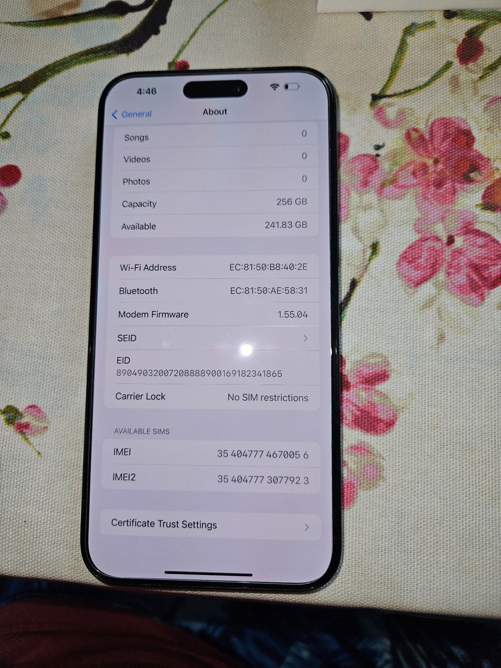 Iphone 15 pro max phone unlocked 3R31