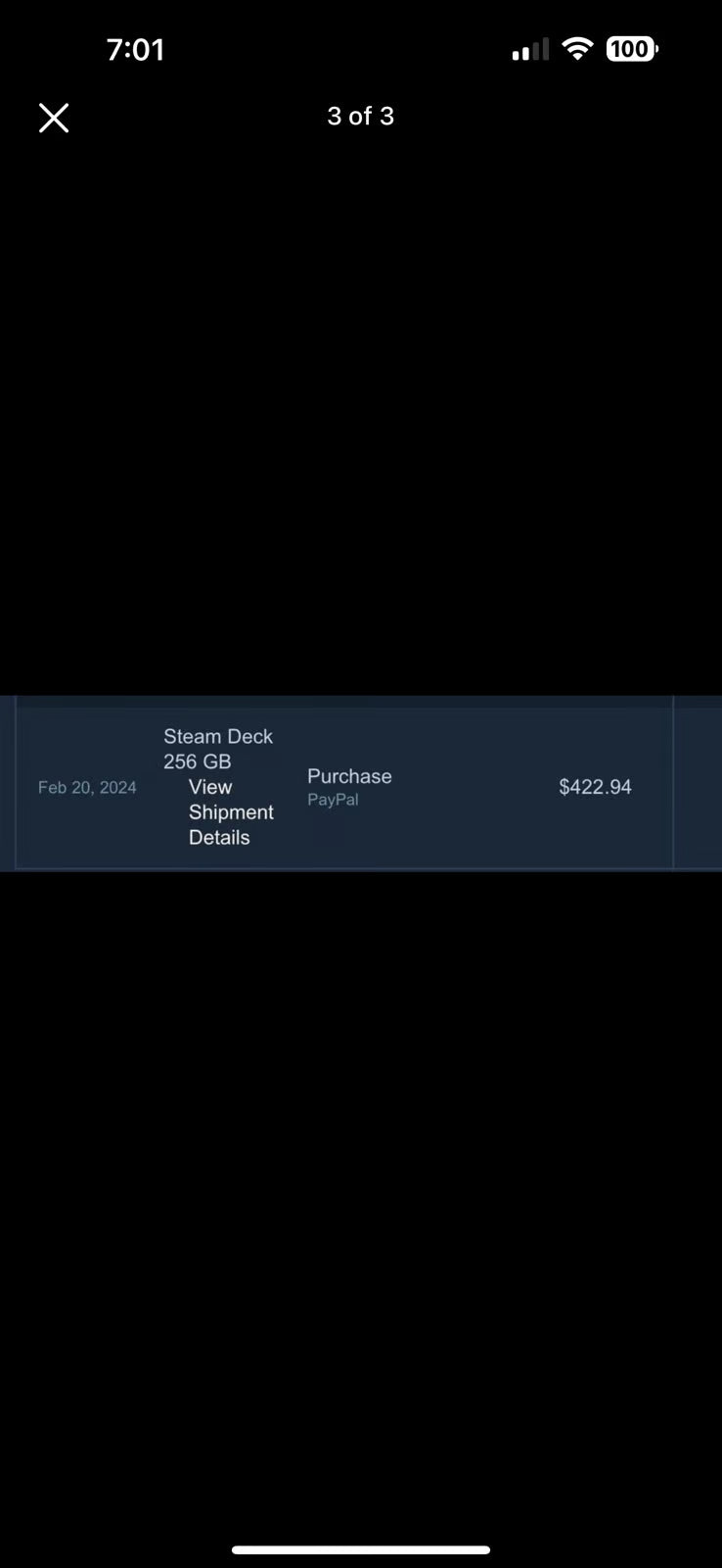 Steam Deck LCD 256GB 6W82