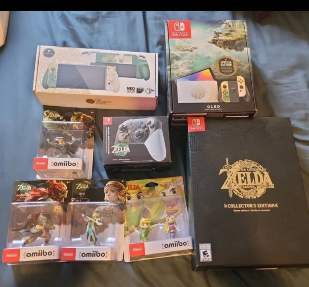zelda tears of the kingdom Nintendo switch oled bundle 9Q26