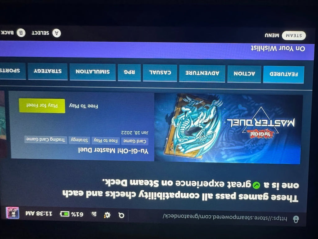 Steam deck 256gb 8E53