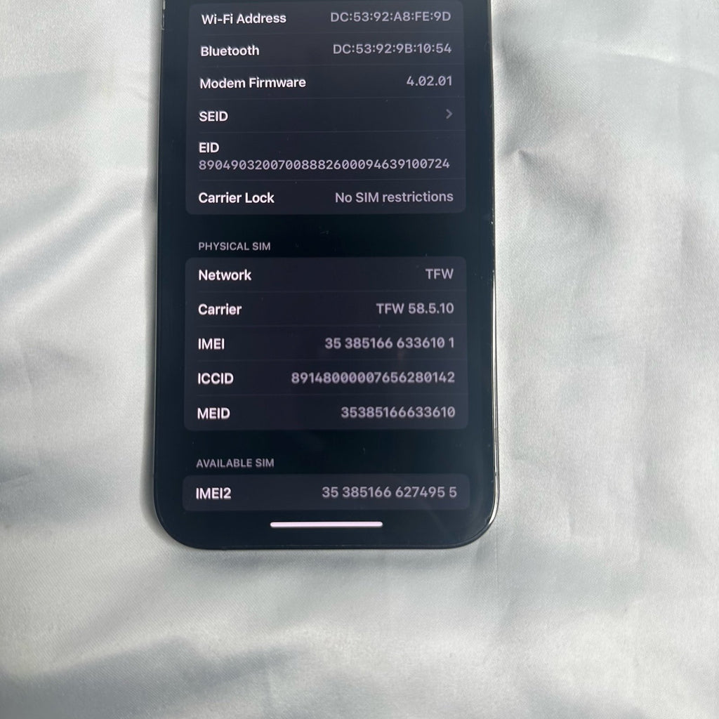 Apple iPhone 13 Pro 128 GB in Graphite for Unlocked 2G76