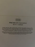 Apple iPad mini purple 7Y91