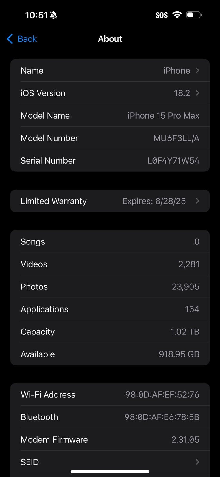 iPhone 15 Pro Max 1 TB 9T39