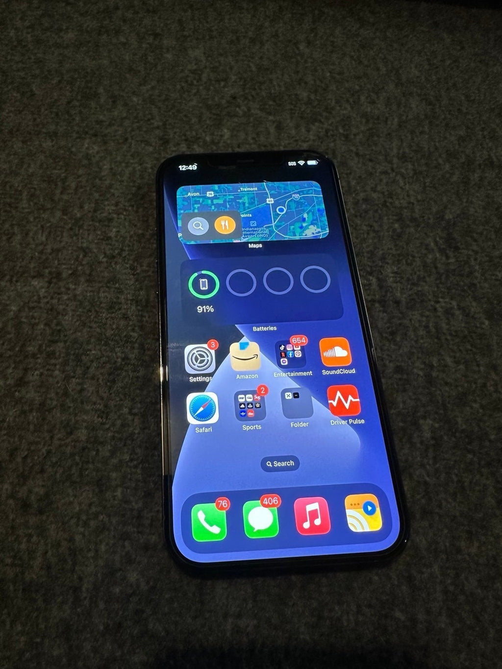 Apple iPhone 12 Pro Max 128 GB in Graphite for AT&T 1J63