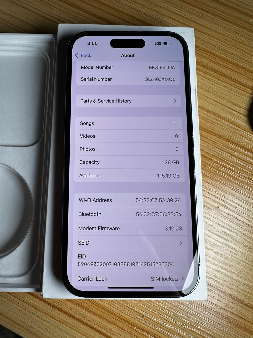 iPhone 14 Pro 128gb Tmobile 9T86