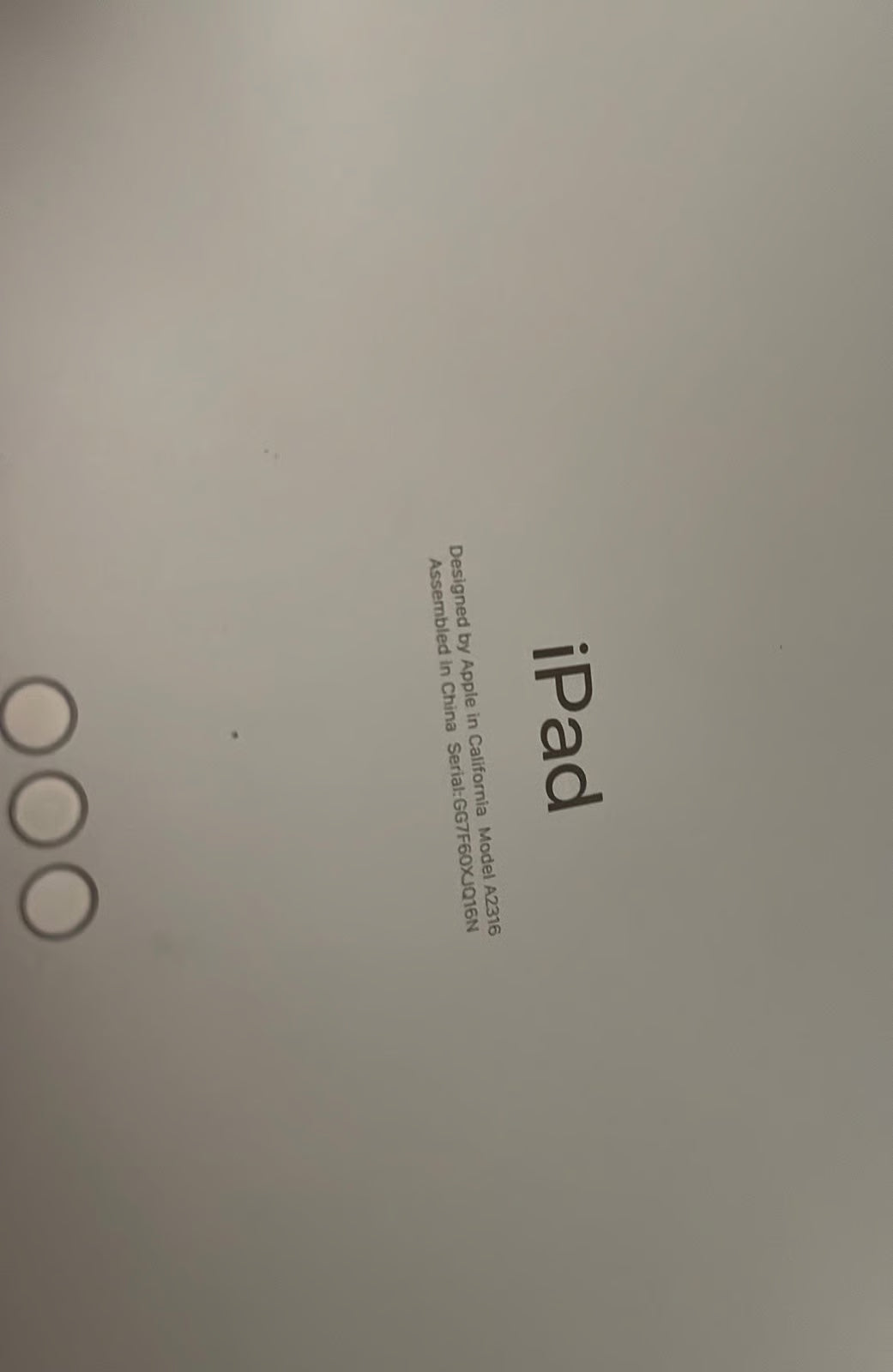 ipad air 4th generation 3W19