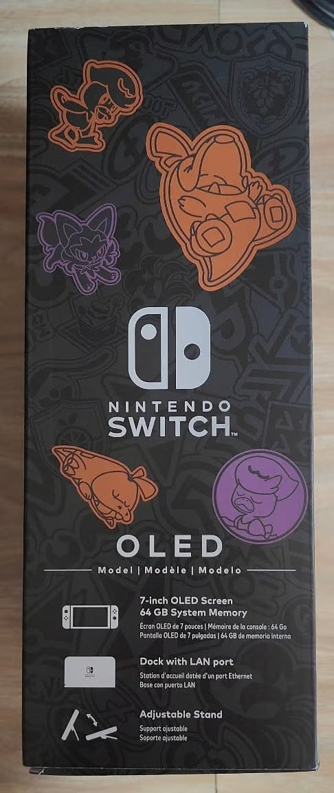 Nintendo Switch 鈥?OLED Model - Pok茅mon Scarlet & Violet Edition Console 3X75