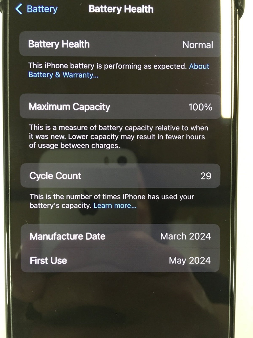 Apple iPhone 15 Pro - 128GB UNLOCKED (LIKE-NEW CONDITION) 3T56